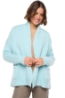 Cashmere ladies cardigans vienne natural ecru aqua l