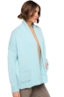 Cashmere ladies cardigans vienne natural ecru aqua l