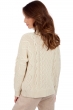 Cashmere ladies chunky sweater albury natural ecru xs