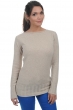 Cashmere ladies chunky sweater july natural beige 4xl