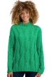 Cashmere ladies chunky sweater twiggy new green xl