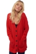 Cashmere ladies chunky sweater vadena rouge m