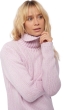Cashmere ladies chunky sweater vicenza lilas shinking violet l