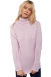 Cashmere ladies chunky sweater vicenza lilas shinking violet m