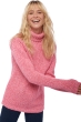 Cashmere ladies chunky sweater vicenza shocking pink shinking violet xs