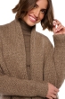 Cashmere ladies chunky sweater vienne natural stone natural brown s