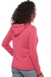 Cashmere ladies chunky sweater wiwi black shocking pink 2xl