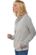 Cashmere ladies chunky sweater wiwi flanelle chine piscine 2xl