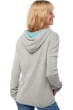 Cashmere ladies chunky sweater wiwi flanelle chine piscine m