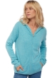 Cashmere ladies chunky sweater wiwi flanelle chine piscine xs