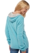 Cashmere ladies chunky sweater wiwi flanelle chine piscine xs