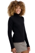 Cashmere ladies roll neck taipei first black xl