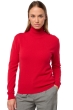 Cashmere ladies roll neck tale first deep red xl