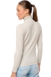 Cashmere ladies roll neck tale first fluo white l