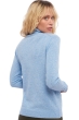 Cashmere ladies roll neck tale first powder blue l