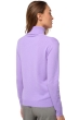 Cashmere ladies roll neck tale first violine purple 2xl