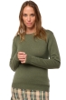 Cashmere ladies round necks thalia first kaki 2025 l