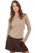 Cashmere ladies timeless classics line natural brown xs