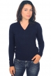 Cashmere ladies v necks tessa first dress blue l