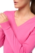 Cashmere ladies v necks tessa first flashy rose m