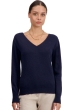 Cashmere ladies v necks trieste first dress blue 2xl