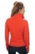 Cashmere ladies zip hood elodie coral l