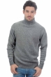 Cashmere men chunky sweater achille grey marl l