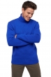Cashmere men chunky sweater achille lapis blue l