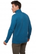 Cashmere men chunky sweater achille manor blue l