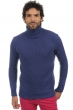 Cashmere men chunky sweater achille twilight blue xs
