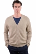 Cashmere men chunky sweater aden natural beige l