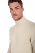Cashmere men chunky sweater artemi natural ecru xs