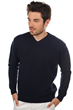 Cashmere men chunky sweater atman dress blue 2xl