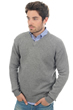 Cashmere men chunky sweater atman grey marl 2xl