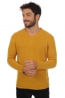 Cashmere men chunky sweater atman mustard 3xl