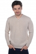 Cashmere men chunky sweater atman natural beige 2xl