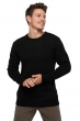 Cashmere men chunky sweater bilal black 4xl