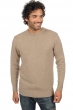 Cashmere men chunky sweater bilal natural brown xl