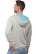 Cashmere men chunky sweater carson flanelle chine piscine xs