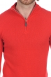 Cashmere men chunky sweater donovan premium tango red s
