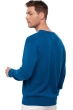 Cashmere men chunky sweater hippolyte 4f canard blue 3xl