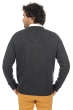 Cashmere men chunky sweater hippolyte 4f charcoal marl xs