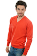 Cashmere men chunky sweater hippolyte 4f coral 2xl