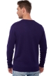 Cashmere men chunky sweater hippolyte 4f deep purple 3xl