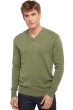 Cashmere men chunky sweater hippolyte 4f olive chine s