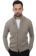Cashmere men chunky sweater jovan natural brown 3xl