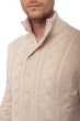 Cashmere men chunky sweater loris natural beige l