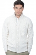 Cashmere men chunky sweater loris off white 2xl