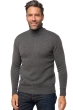 Cashmere men chunky sweater torino first dark grey 3xl