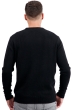 Cashmere men chunky sweater touraine first black 3xl